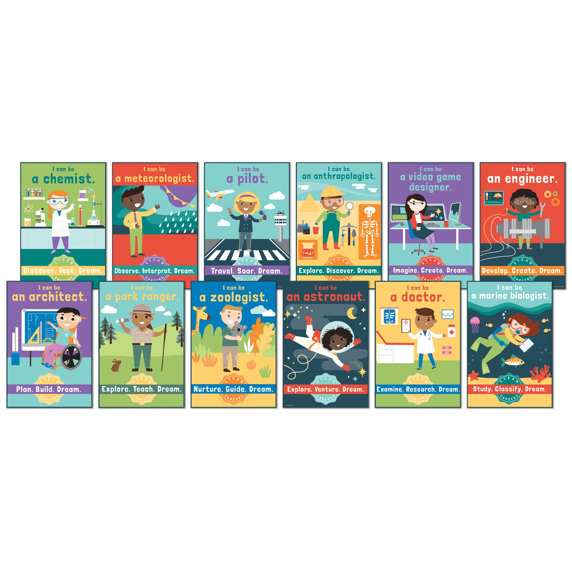 Carson-Dellosa™ STEAM Careers Bulletin Board Set